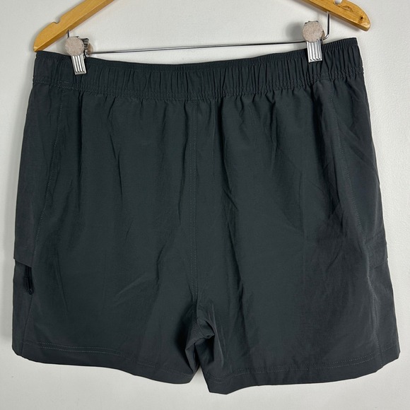 Voyager Quick Dry Pack Out Athletic Shorts Womens Size Large Dark Grey Cargo Zip - Picture 3 of 16